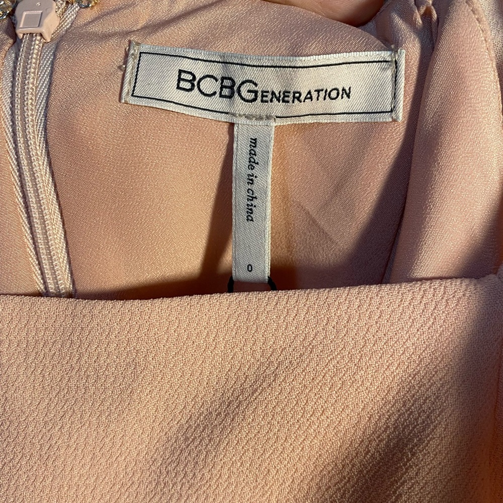 BCBGeneration Ruffled Square-Neck Dress - Picture 4 of 5
